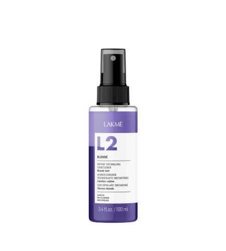 Lakmé L2 Blonde dvoufázový rozčesávací kondicionér pro blond a šedivé vlasy