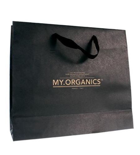 MY.ORGANICS Black bag 30*26*9cm taška