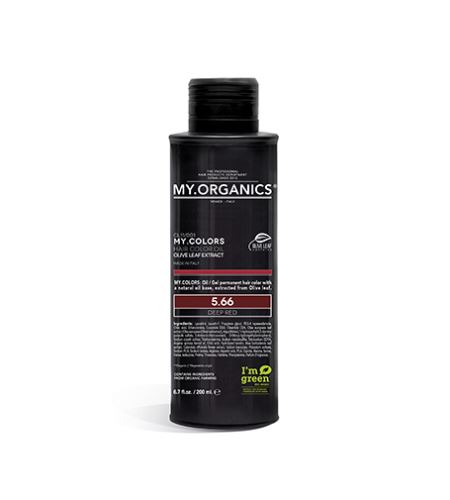 MY.ORGANICS My.Colors Hair Color Oil olejová barva na vlasy 200 ml 5.66 Deep Red