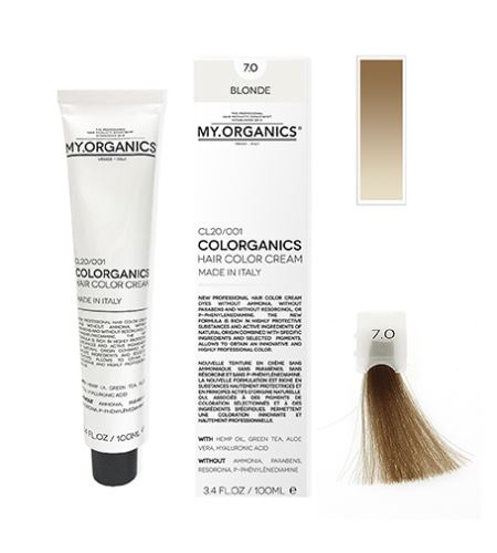 MY.ORGANICS Colorganics barva 100 ml 7.0 Blonde