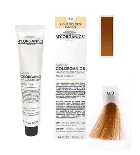 MY.ORGANICS Colorganics barva 100 ml 8.3 Light Golden Blonde