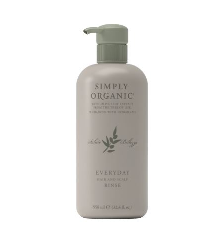 Simply Organic Everyday Hair & Scalp Rinse univerzální kondicionační péče s vyrovnávajícím účinkem