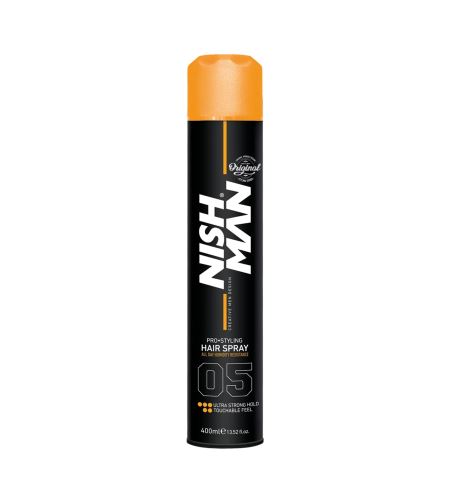 NISHMAN Hair Spray  05 Ultra Strong fixační sprej 400 ml
