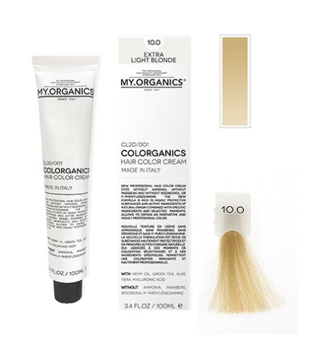MY.ORGANICS Colorganics barva 100 ml 10.0 Extra Light Blonde