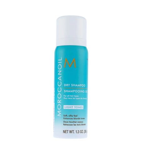 Moroccanoil Dry Shampoo Light Tones suchý šampon pro světlé vlasy 205ml SLEVA prasklé víčko