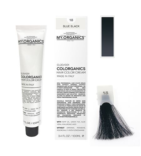 MY.ORGANICS Colorganics barva 100 ml 1.8 Blue Black