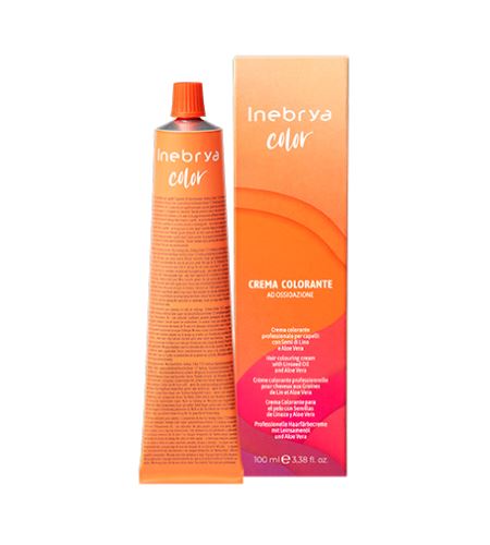 Inebrya Color permanentní barva na vlasy 8/44 Intense Copper Light Blond 100 ml