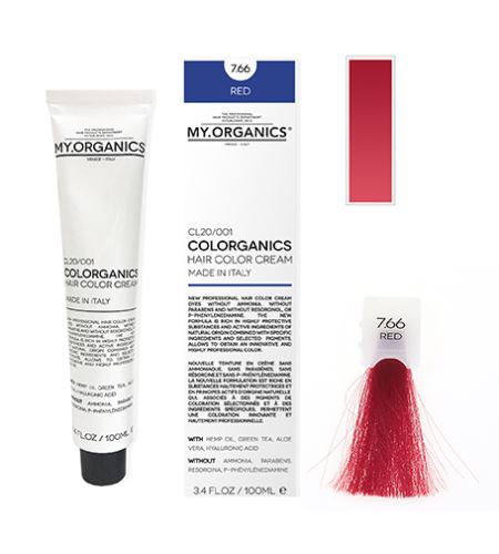 MY.ORGANICS Colorganics barva 100 ml 7.66 Red