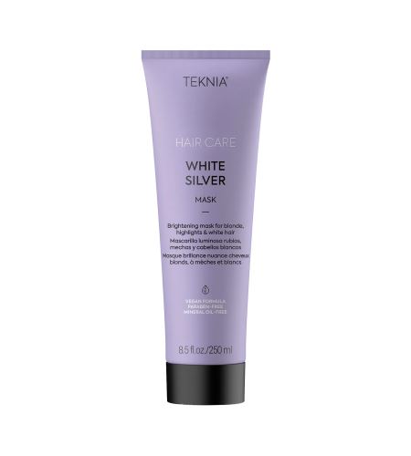 Lakme Teknia White Silver Mask rozjasňující maska pro blond, melírované a bílé vlasy