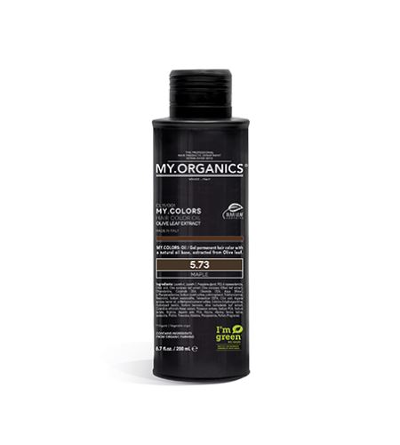 MY.ORGANICS My.Colors Hair Color Oil olejová barva na vlasy 200 ml 5.73 Maple