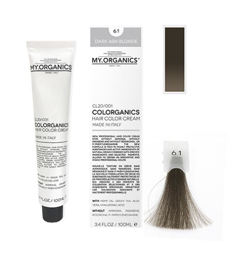 MY.ORGANICS Colorganics barva 100 ml 6.1 Dark Ash Blonde