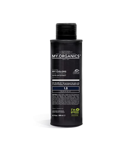 MY.ORGANICS My.Colors Hair Color Oil olejová barva na vlasy 200 ml 1.8 Blue Black