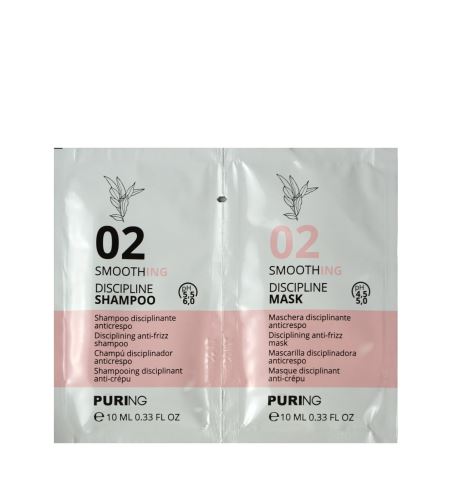 PURING 02 Smoothing Discipline Shampoo + Mask 10+10ml
