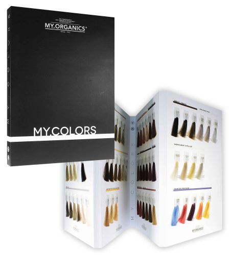 MY.ORGANICS My.Colors Color Chart vzorník olejových barev na vlasy
