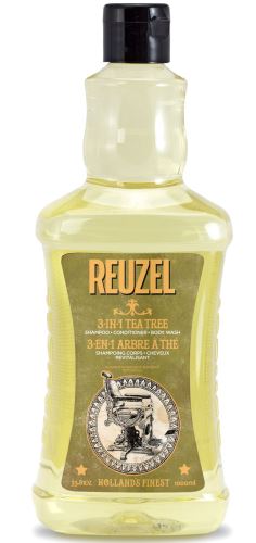 REUZEL 3-in-1 Tea Tree Shampoo-Conditioner-Body Wash šampon pro muže 3v1 pro muže