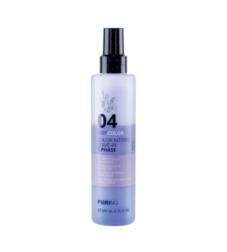 PURING 04 KeepColor Color Intense Leave-In 2 Phase bezoplachový kondicionér 200 ml