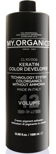 MY.ORGANICS Keratin Color Developer 12Vol vyvíječ barvy 1000 ml