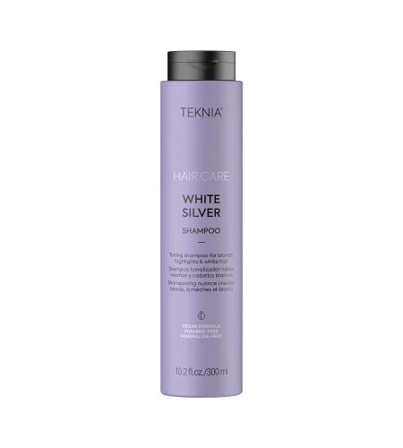 Lakme Teknia White Silver Shampoo neutralizing shampoo for blonde, highlighted and white hair
