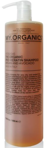 MY.ORGANICS The Organic Pro-Keratin Shampoo Argan And Avocado 1000ml