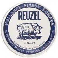 REUZEL Styling Clay Matte Pomade jílová pomáda na vlasy pro silné zpevnění a přirozený matný vzhled pro muže