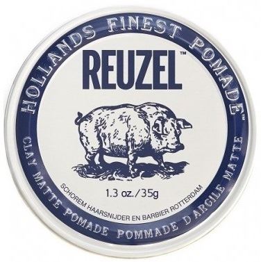 REUZEL Styling Clay Matte Pomade jílová pomáda na vlasy pro silné zpevnění a přirozený matný vzhled pro muže
