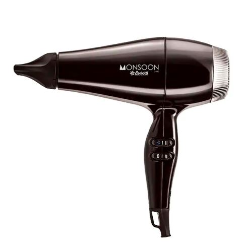 Ceriotti Monsoon 3400 professional hair dryer Black