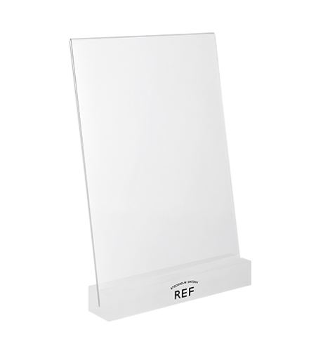 Ref Stockholm Plexi Sign Holder Logo A4 plexi stojan